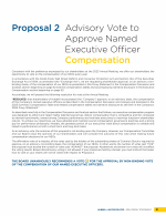 Proposal 2: Advisory Vote to Approve Named Executive Officer Compensation